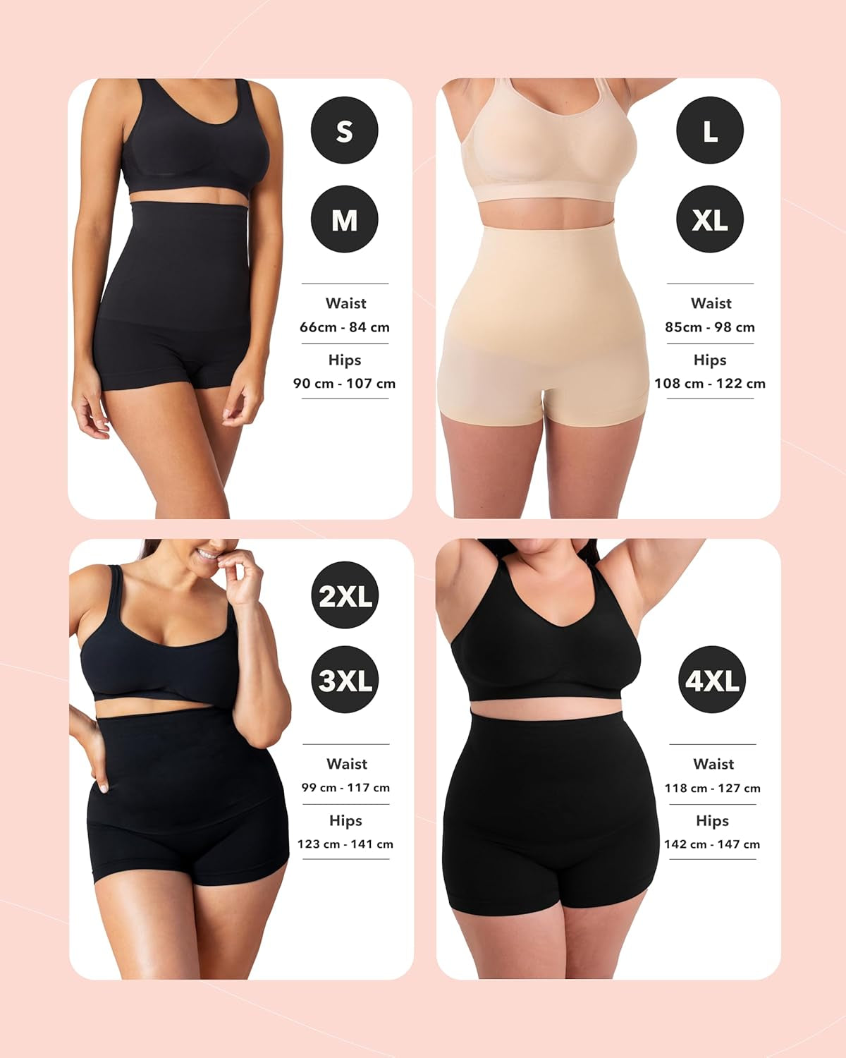 Tummy Control Shapewear - Body Shaper Tummy Control Boyshort, Body Shaper for Women, plus Size Shapewear