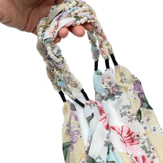 3Pc Women Long Head Wraps Bands,Of Boho Headbands,For Women'S Girls Fashion Hair Accessories Hairpins,Sports,Yoga Gym Workout Headband(Blue,Yellow,Red White)